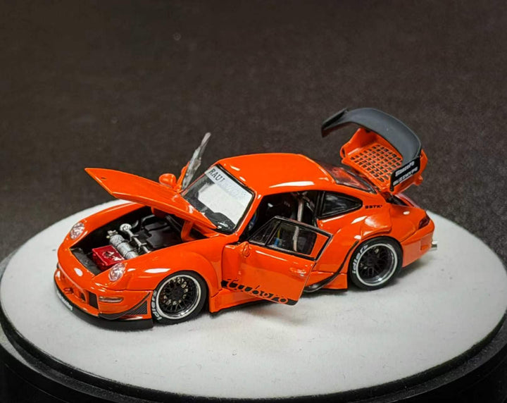 [Preorder] PGM 1:64 Porsche RWB 993 Thermal Orange PGM-640315 (2 Versions)