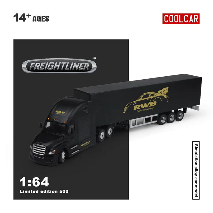 [Preorder] Cool Car 1:64 Freightliner Container Truck RWB Livery CC800114