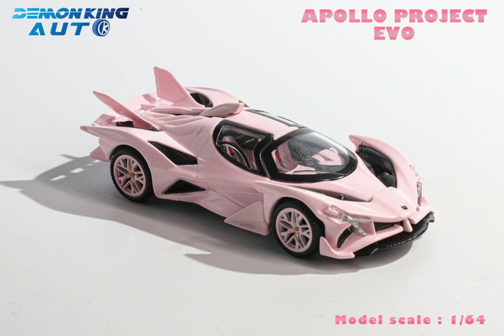 [Preorder] DEMON KING AUTO 1:64 Apollo EVO Supercar Pink Livery