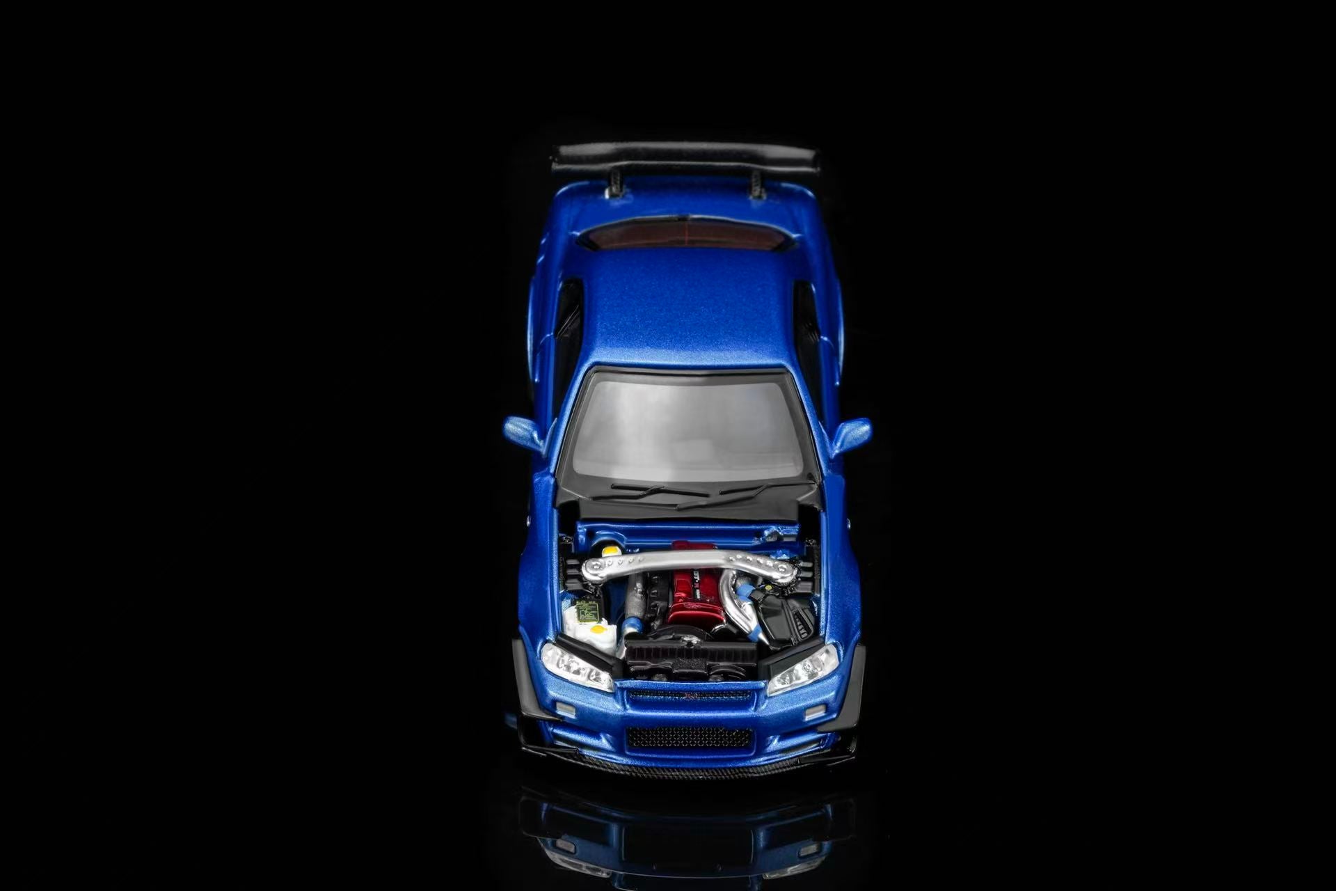 Preorder] MOTORHELIX 1:64 Nissan Skyline GT-R (R34) Customized (2