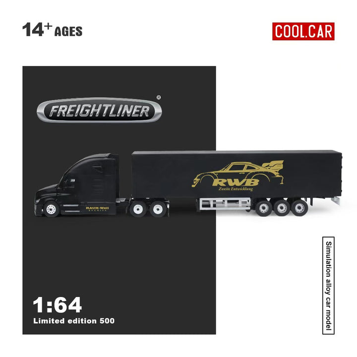 [Preorder] Cool Car 1:64 Freightliner Container Truck RWB Livery CC800114