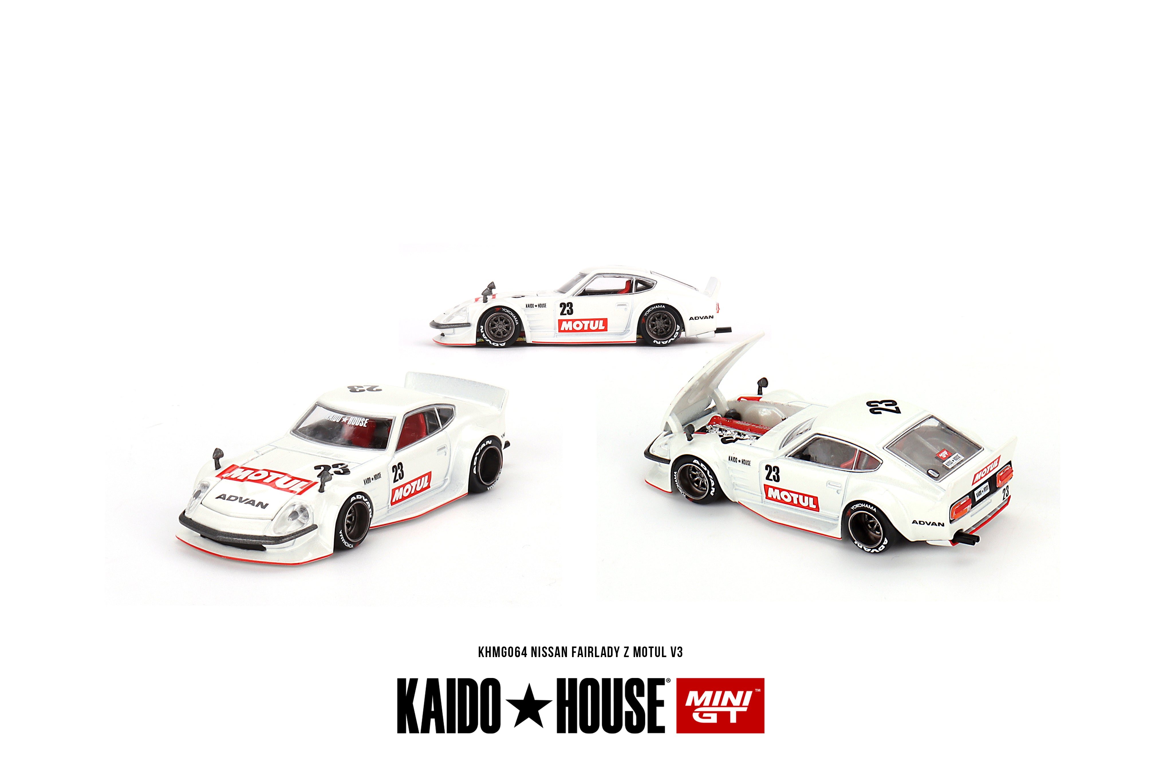 Kaido House + Mini GT 1:64 Datsun Kaido Fairlady Z MOTUL V3