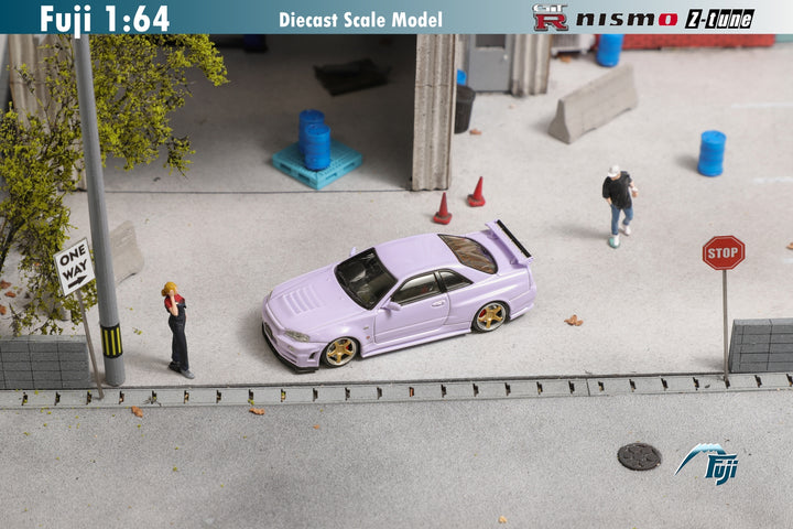 [Preorder] Fuji 1:64 Nissan Skyline GT-R R34 Nismo Z-Tune Light Lavender