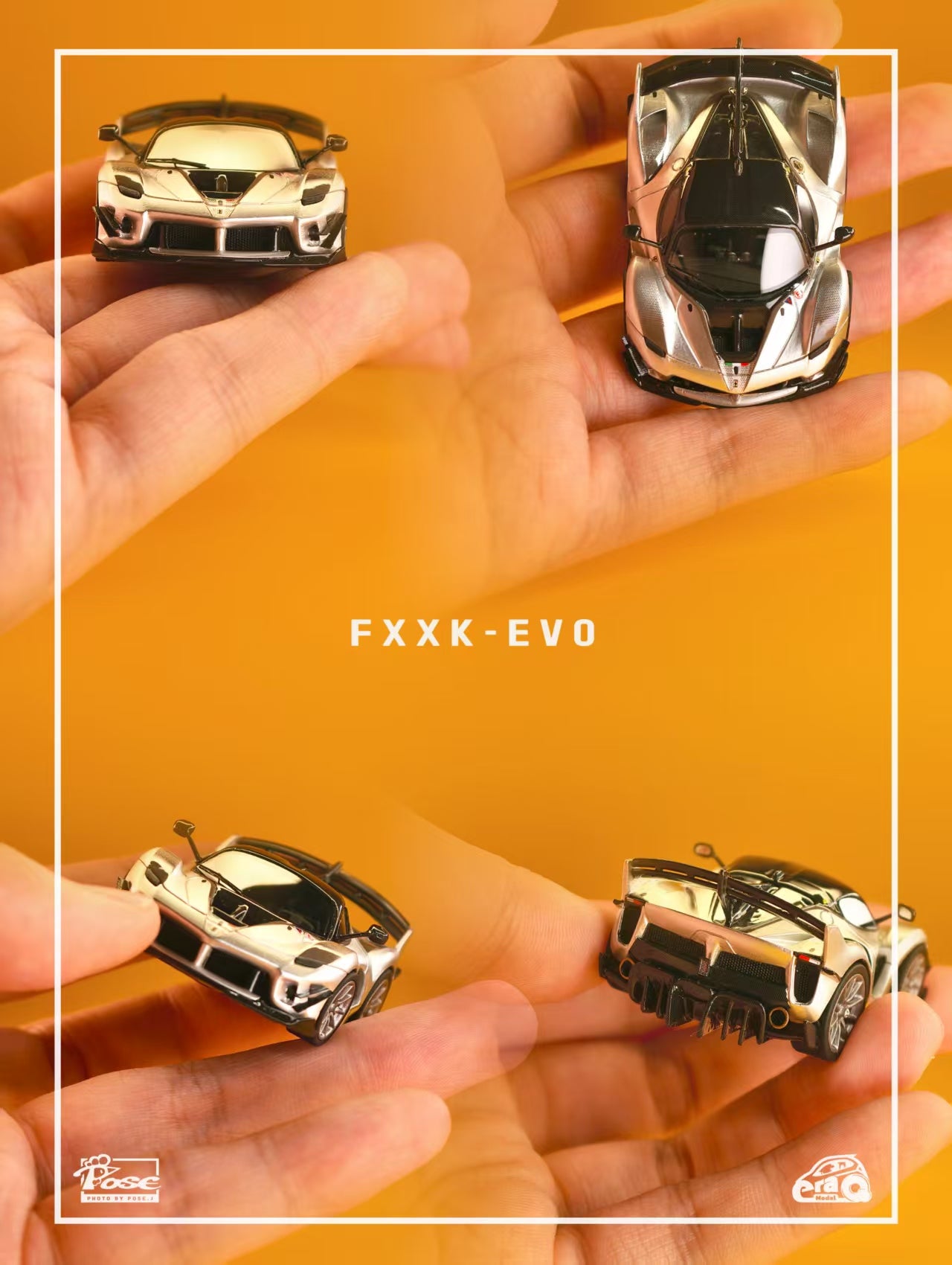 ERAQ X KR 1:64 fxxk evo Silver #70 Corey Studio – Horizon Diecast