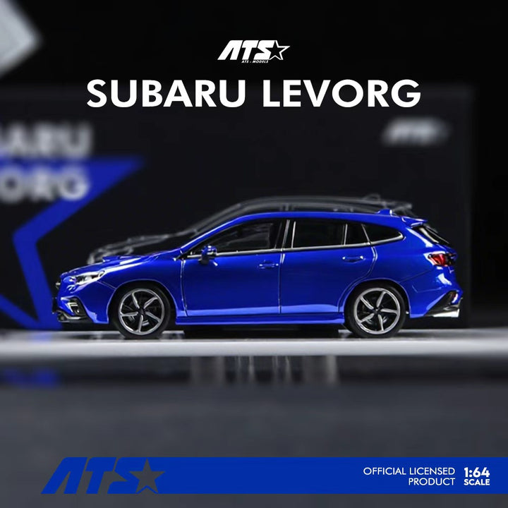 [Preorder] ATS Model 1:64 Subaru Levorg Blue ATS880301