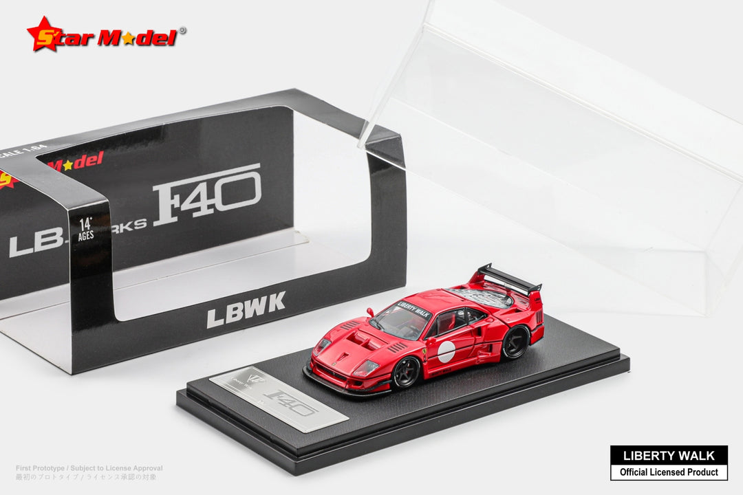 [Preorder] Star Model 1:64 LB-Works Ferrari F40 (4 Versions)