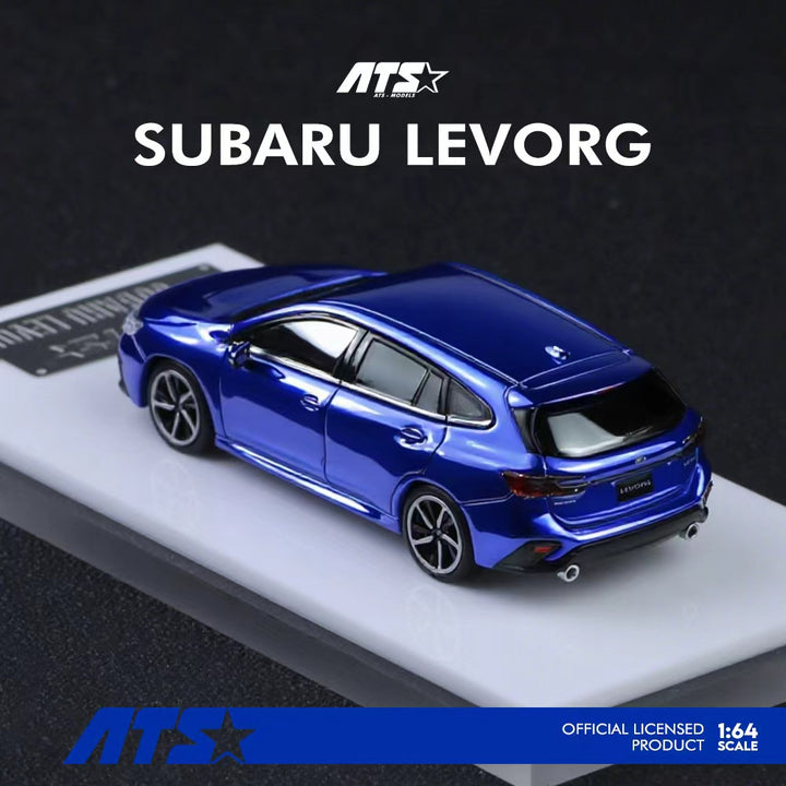 [Preorder] ATS Model 1:64 Subaru Levorg Blue ATS880301