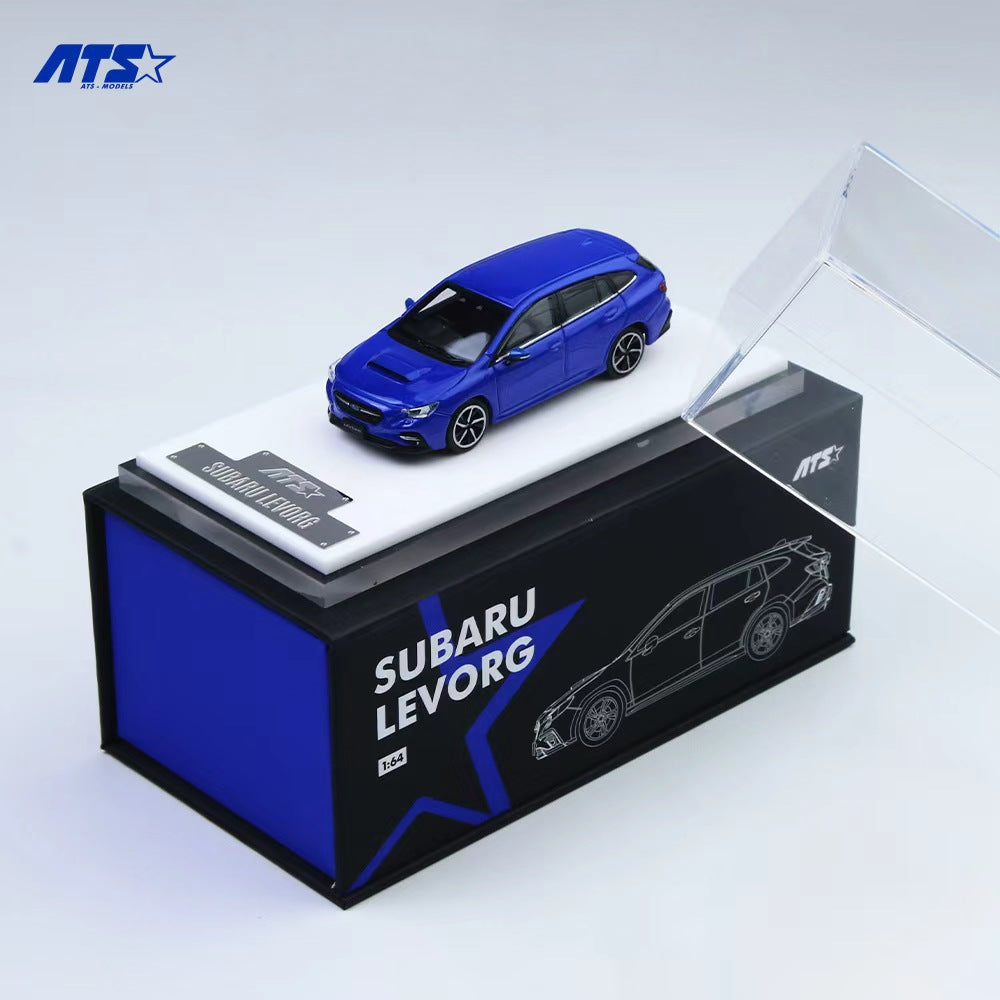 [Preorder] ATS Model 1:64 Subaru Levorg Blue ATS880301