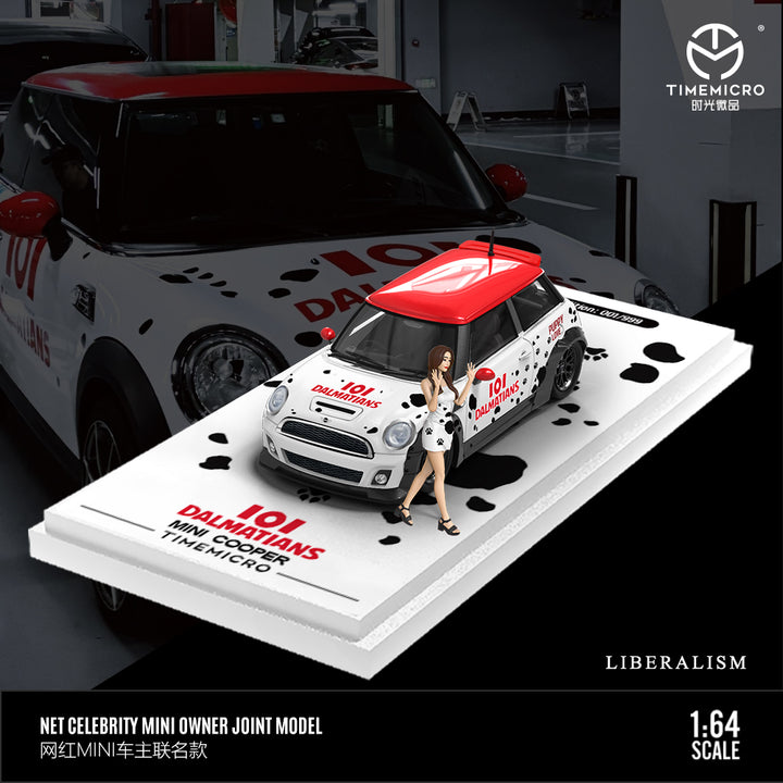 [Preorder] TimeMicro 1:64 BMW MINI COOPER IOI DALMATIANS Livery