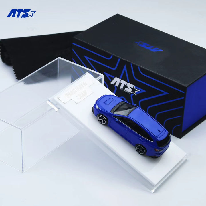 [Preorder] ATS Model 1:64 Subaru Levorg Blue ATS880301