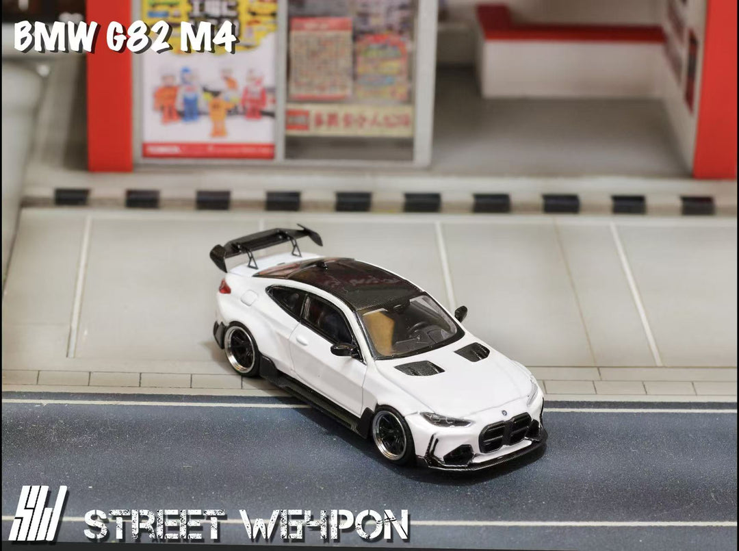 [Preorder] Street Weapon 1:64 BMW G82 M4 Wide-Body (2 Colours)