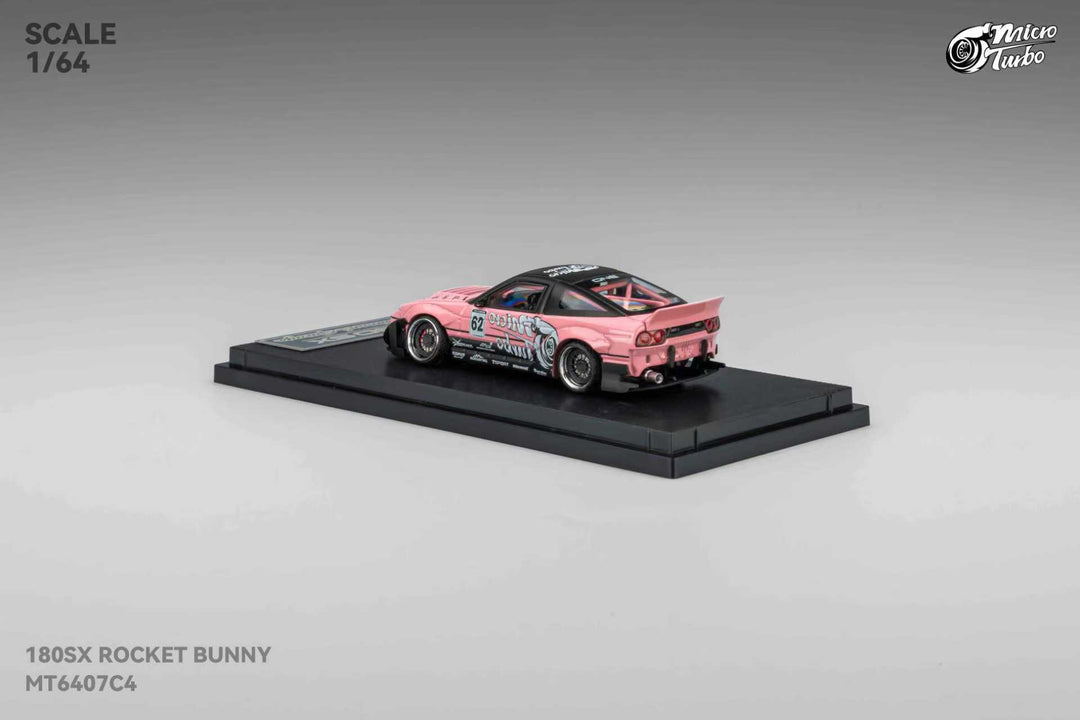 [Preorder] Microturbo 1:64 Nissan S13 Silvia 180SX Rocket Bunny SIMON'S GARAGE CUSTOM TOW TRUCK