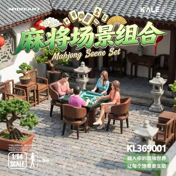 [Preorder] MoreArt x KALE 1:64 Mahjong Figurine Set KL369001