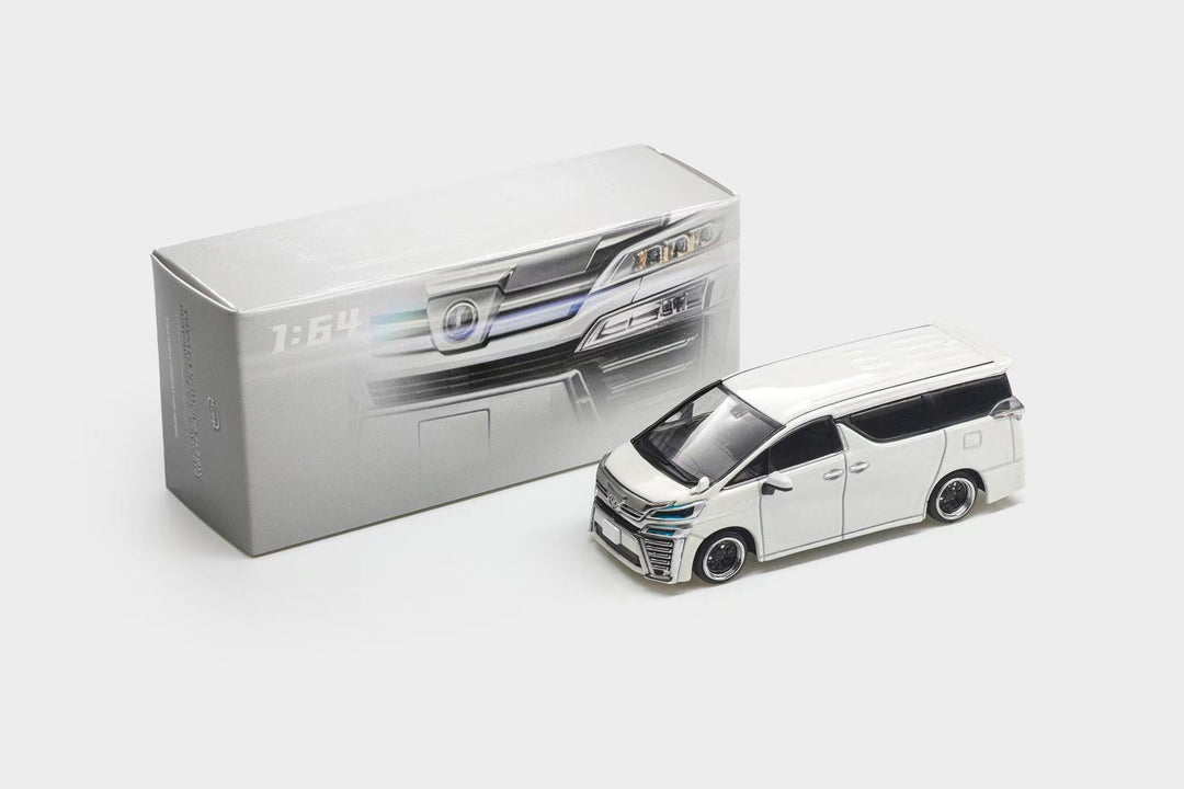 [Preorder] ModelModel 1:64 Toyota Vellfire H30W customized (2 Colours) MM64-Vellfire-001/2