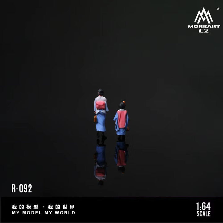 [Preorder] MoreArt 1:64 JAPANESE STYLEMOTHER DAHTER OUTING FIGURESET MO223092
