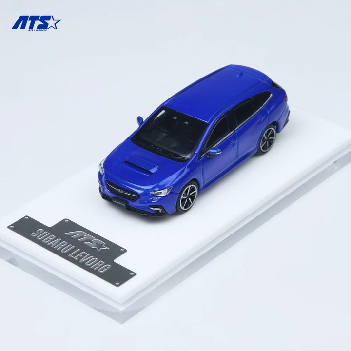 [Preorder] ATS Model 1:64 Subaru Levorg Blue ATS880301