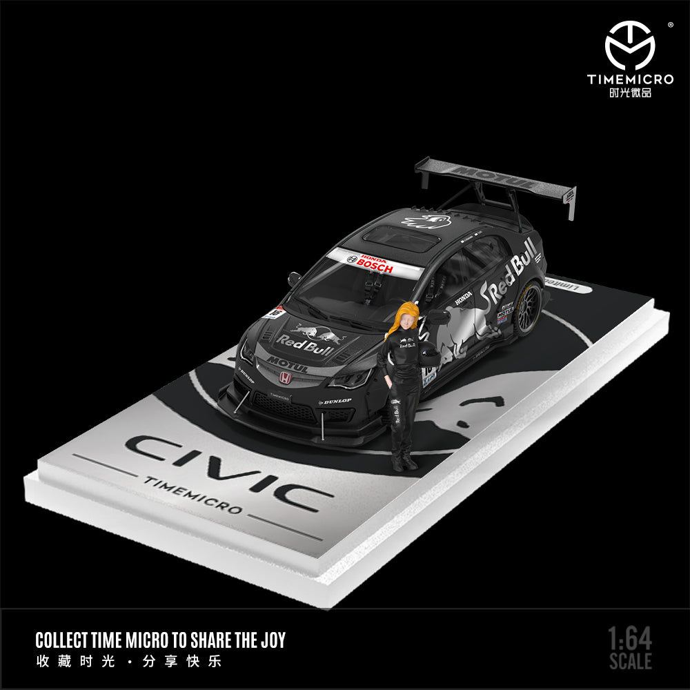 [Preorder] TimeMicro 1:64 Honda Civic RedBull Livery (4 Variant)