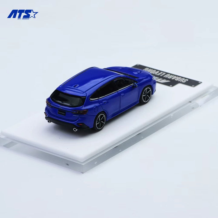 [Preorder] ATS Model 1:64 Subaru Levorg Blue ATS880301