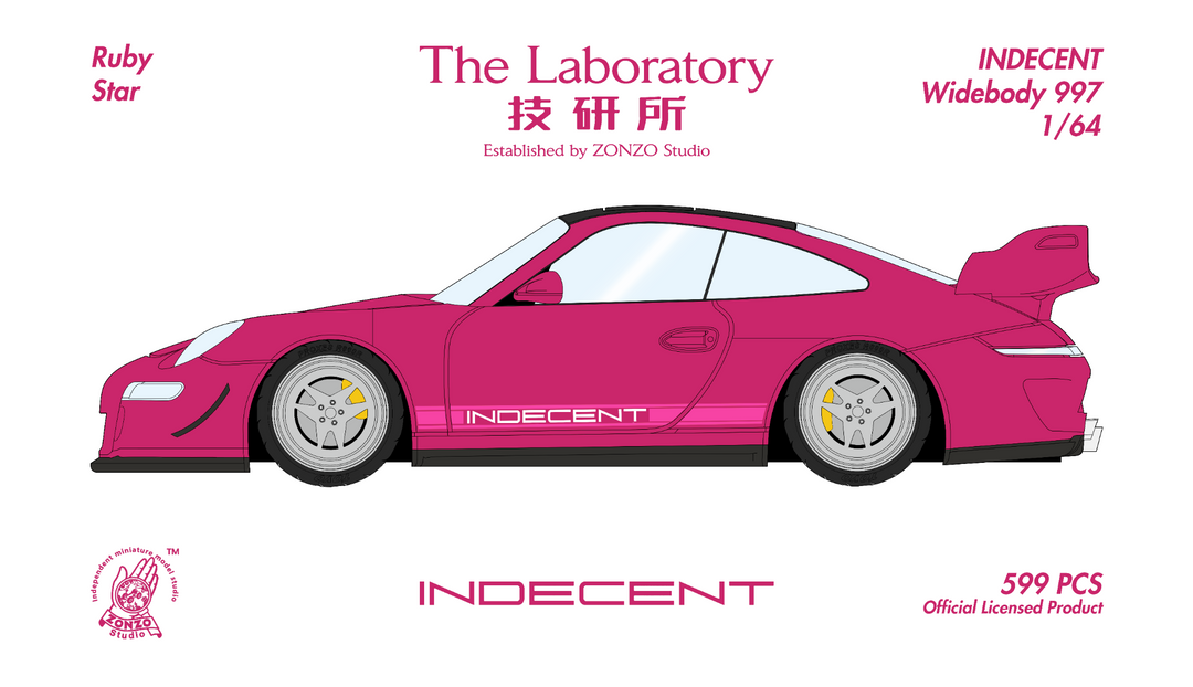 The Laboratory 1:64 INDECENT 997 (5 Colours)