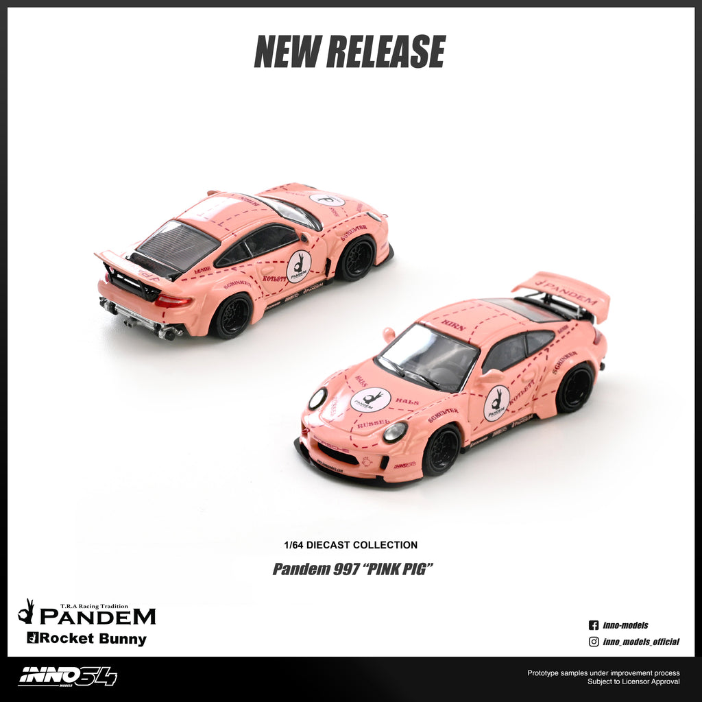 INNO イノモデル 1/64 LBWK PINK PIG 997 ピンクピック Preorder] Inno64 1:64 PANDEM 997 