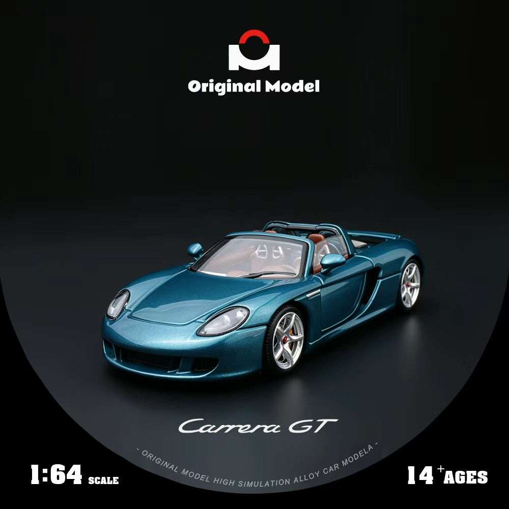[Preorder] Original Model 1:64 Porsche Carrera GT Metallic Lake Blue OM645914