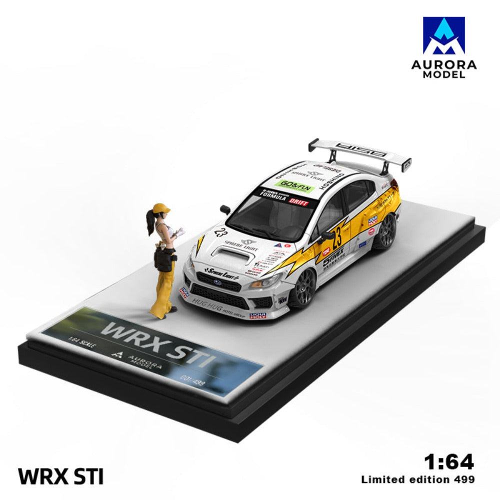 [Preorder] Aurora Model 1:64 Subaru WRX STI - Lightning Livery #23