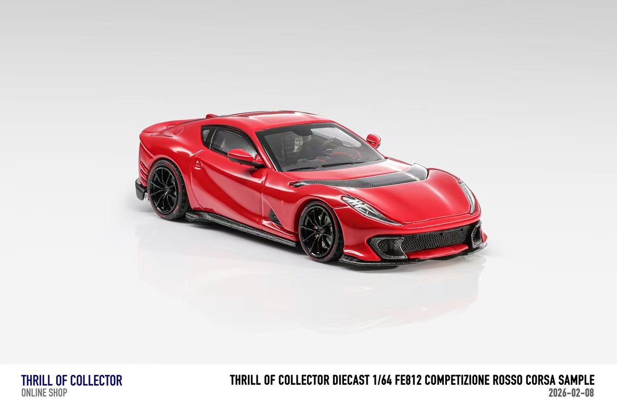 HH 1/64 フェラーリ 812c メタリックレッド&シークレットカラー TOC 1:64 Ferrari 812C 3.0 (4 Colours) – Horizon Diecast