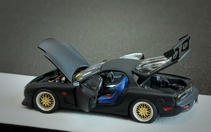 [Preorder] PGM 1:64 Mazda RX-7 Black pgm-640805 (2 Versions)