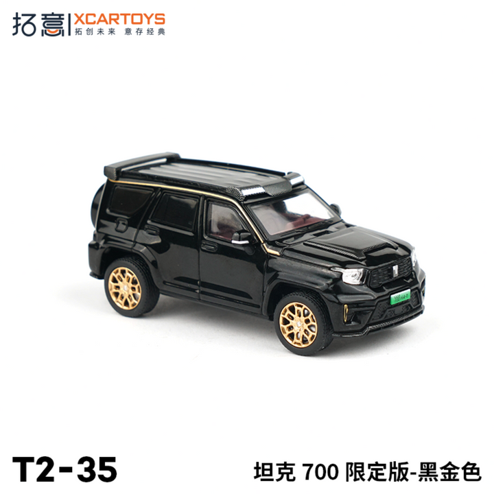 [Preorder] XCARTOYS 1:64 Tank 700 4x4 Limited Edition - Black/Gold