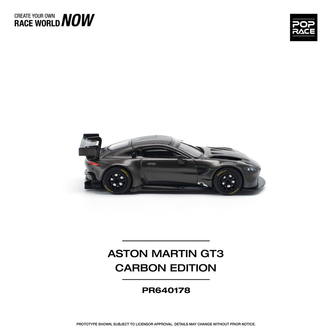 [Preorder] POPRACE 1:64 ASTON MARTIN VANTAGE GT3 CARBON EDITION