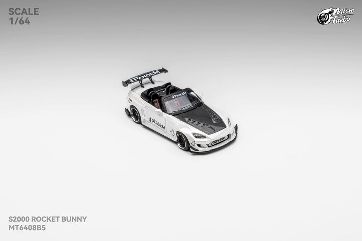 [Preorder] Microturbo 1:64 Custom S2000 RB - Metallic White MT6408B5