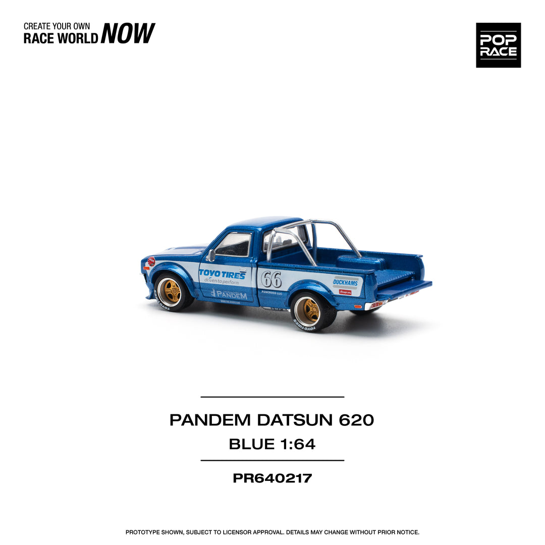 [Preorder] POPRACE 1:64 PANDEM DATSUN 620 BLUE PR640217