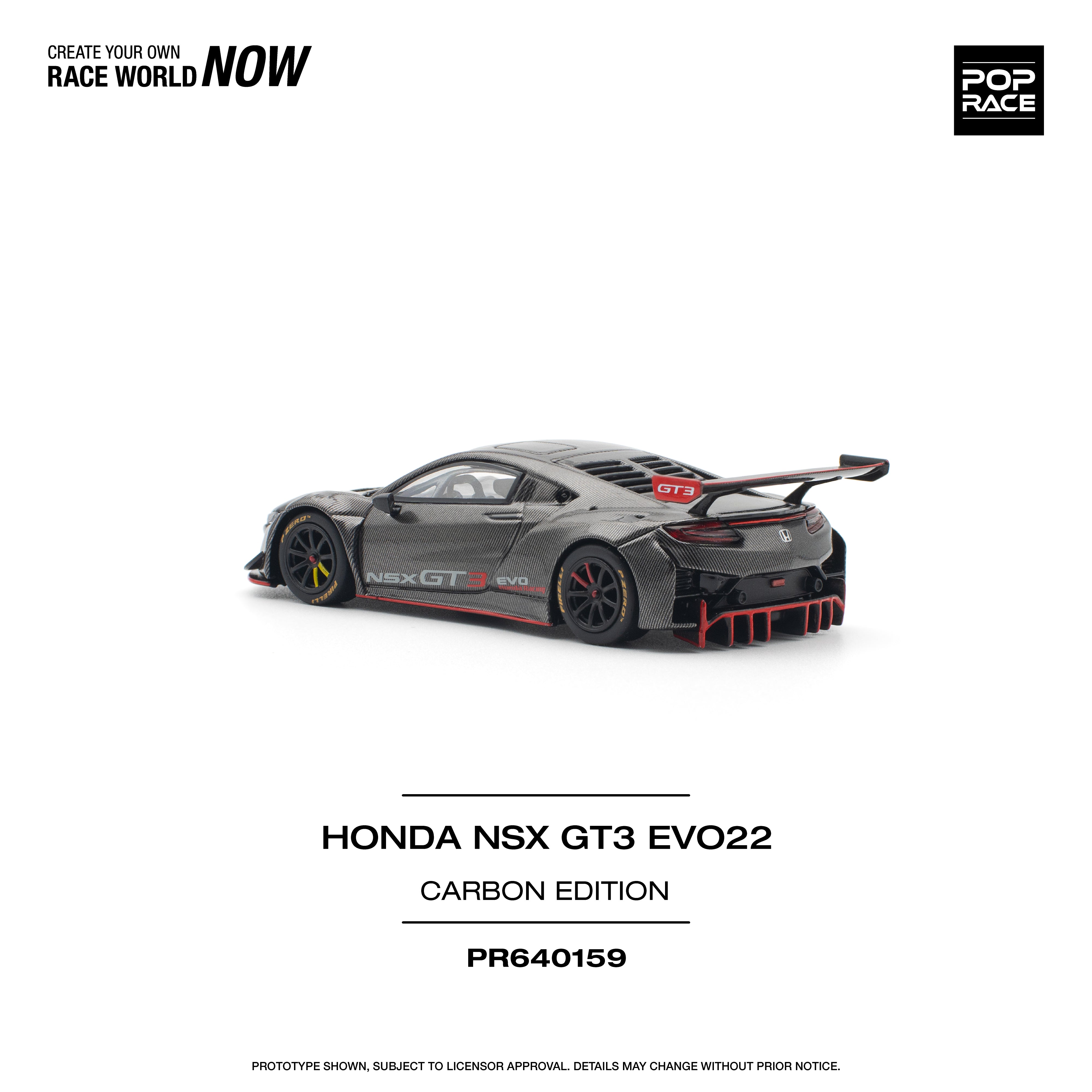 POPRACE 1:64 HONDA NSX GT3 EVO22 CARBON EDITION PR640159 – Horizon