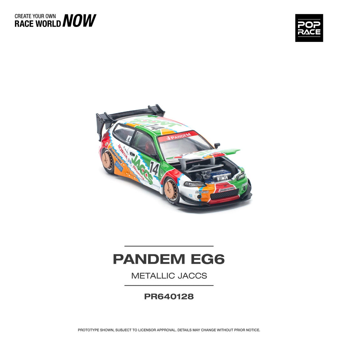 [Preorder] POPRACE 1:64 PANDEM CIVIC EG6 v1.5 JACCS PR640128