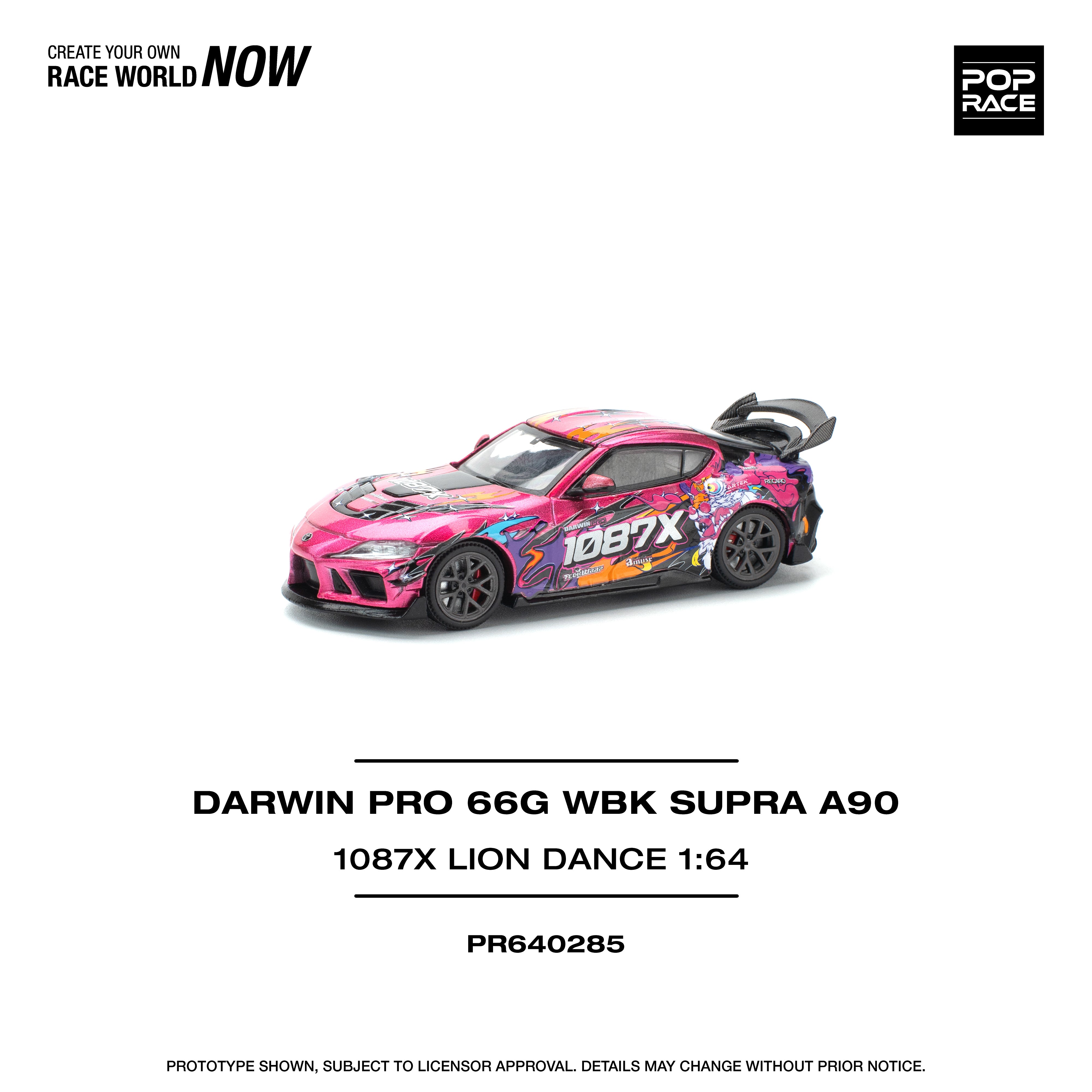 POPRACE 1:64 Darwin Pro 66G WBK Supra (A90) PR640285 – Horizon Diecast