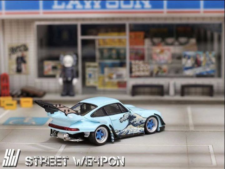Street Weapon 1:64 Porsche RWB 993 KANAGAWA SURFING livery (2 Versions)