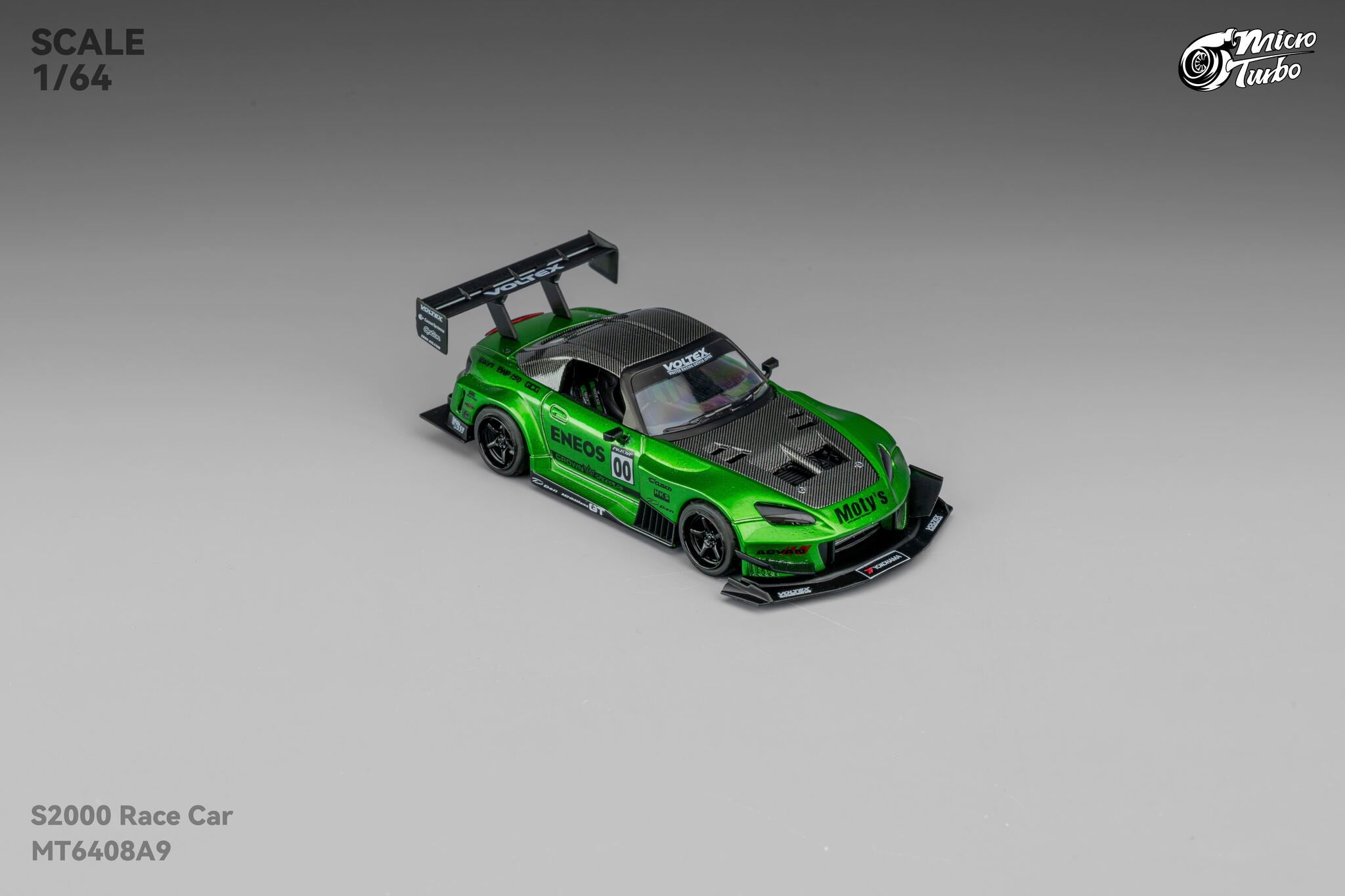 Preorder] Microturbo 1:64 Custom S2000 RB - Metallic Green