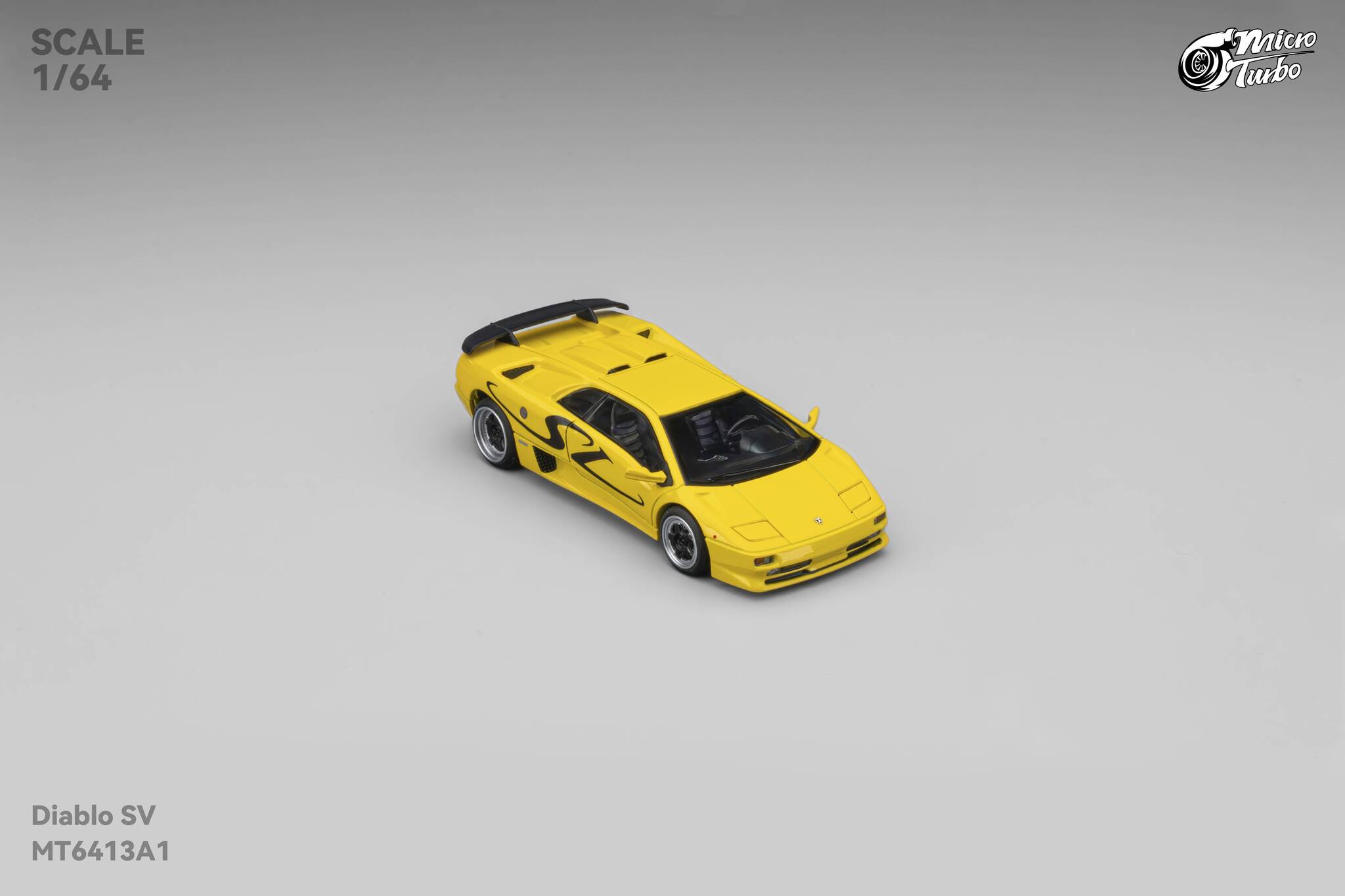 Microturbo 1:64 Custom Diablo SV - Metallic Yellow MT6413A1