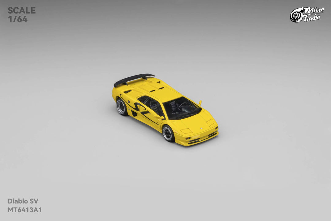 [Preorder] Microturbo 1:64 Custom Diablo SV - Metallic Yellow MT6413A1