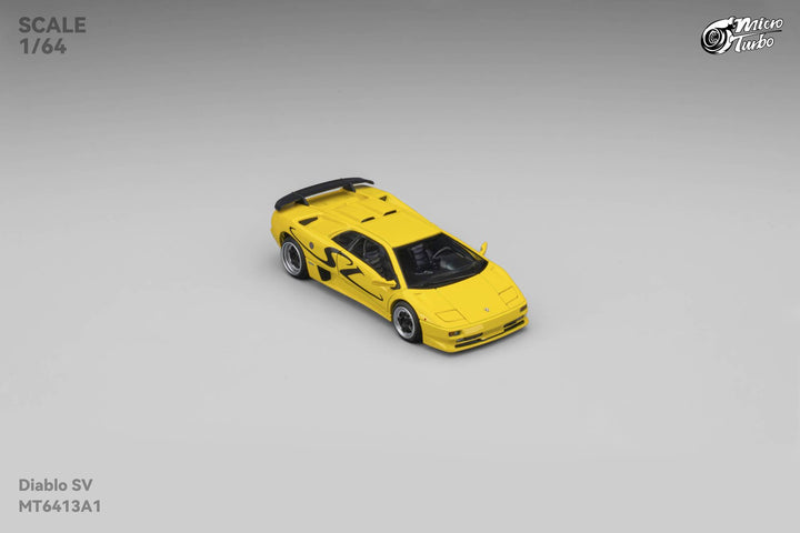 [Preorder] Microturbo 1:64 Custom Diablo SV - Metallic Yellow MT6413A1