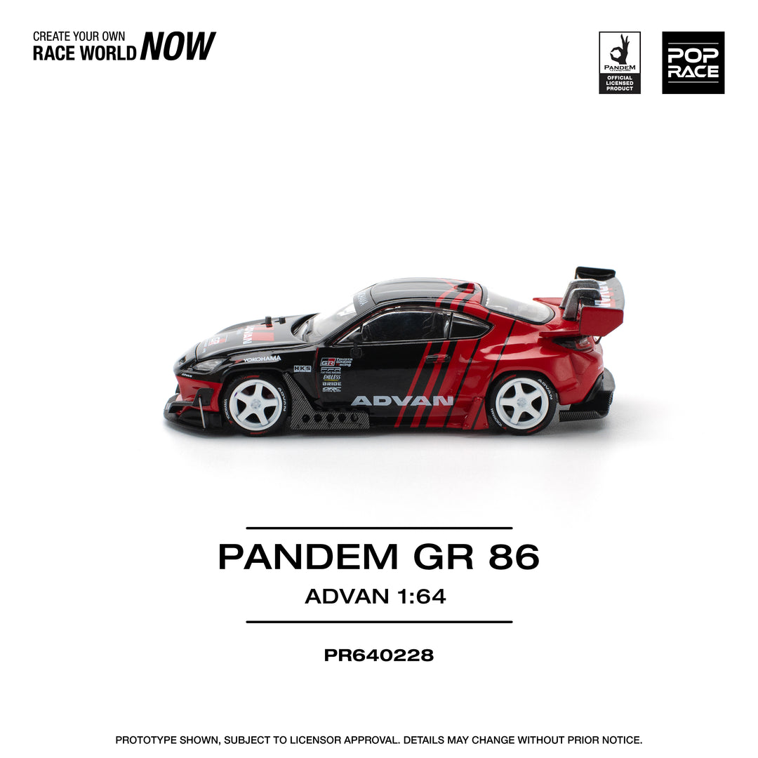 [Preorder] POPRACE 1:64  Pandem  GR86 - Advan PR640228