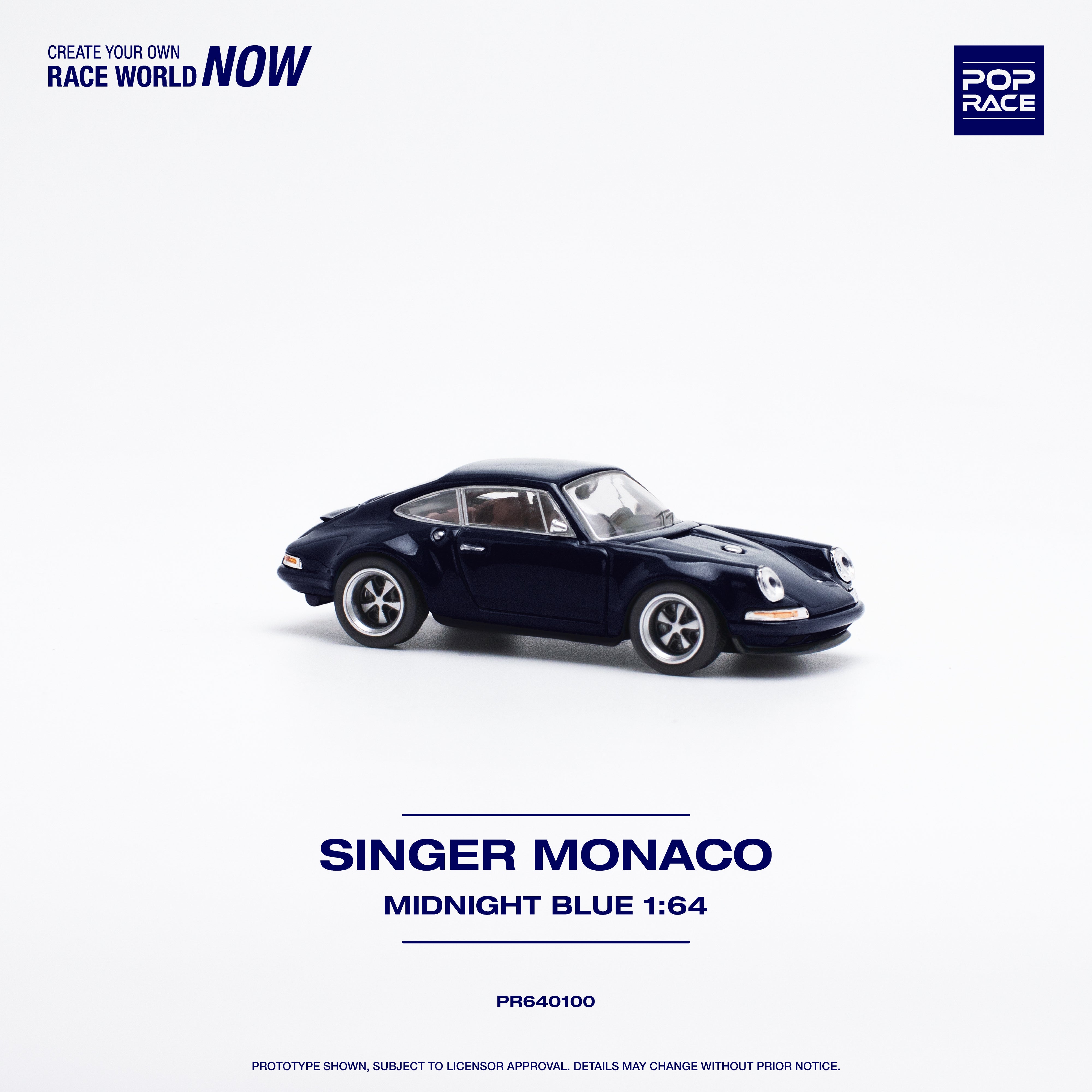 POPRACE 1:64 Porsche SINGER Monaco PR640100 – Horizon Diecast