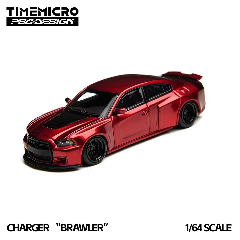 [Preorder] TimeMicro × PSC DESIGN 1:64 Charger "Brawler" Red TM648204