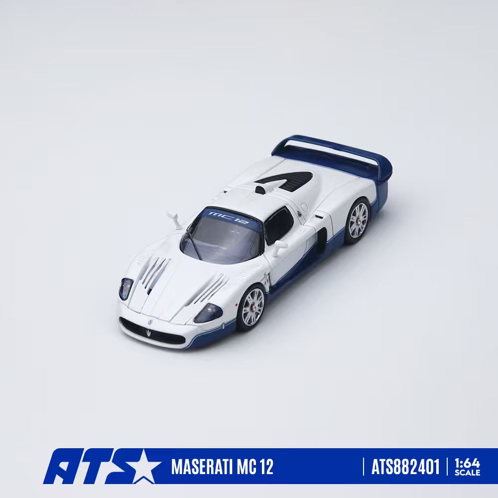 [Preorder] ATS Model 1:64 Maserati MC 12 White ATS882401