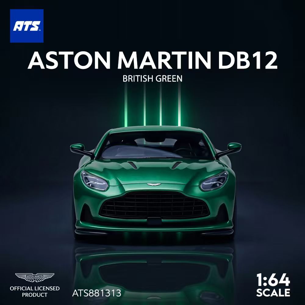 [Preorder] ATS Model 1:64 ASTON MARTIN DB12 (2 Colours) ATS881312/ ATS881313
