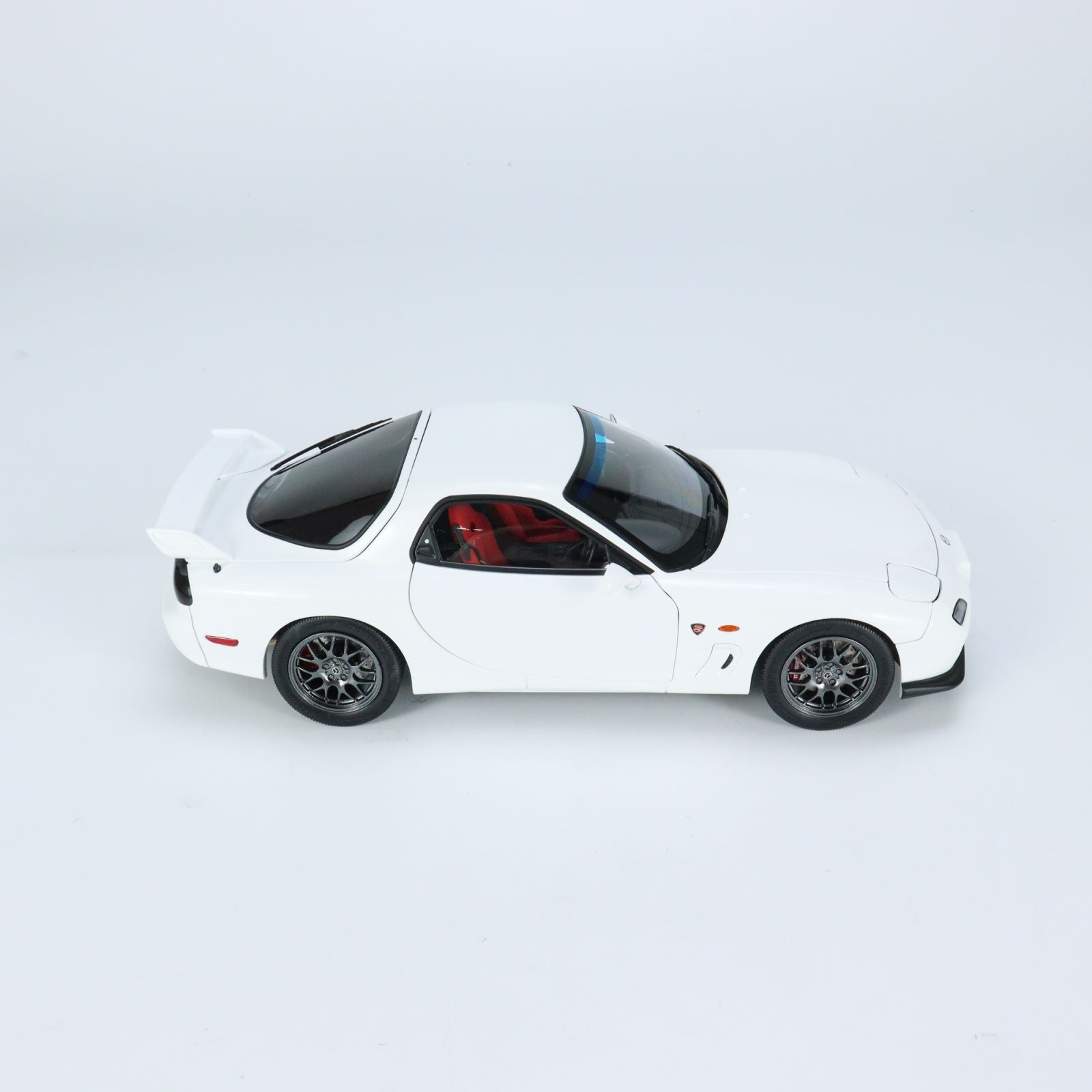 POLAR MASTER RX-7 1:18 Die cast ミニカー 1/18 Polar Master Mazda RX-7 RX7 Spirit R (Blue) Diecast Car Model