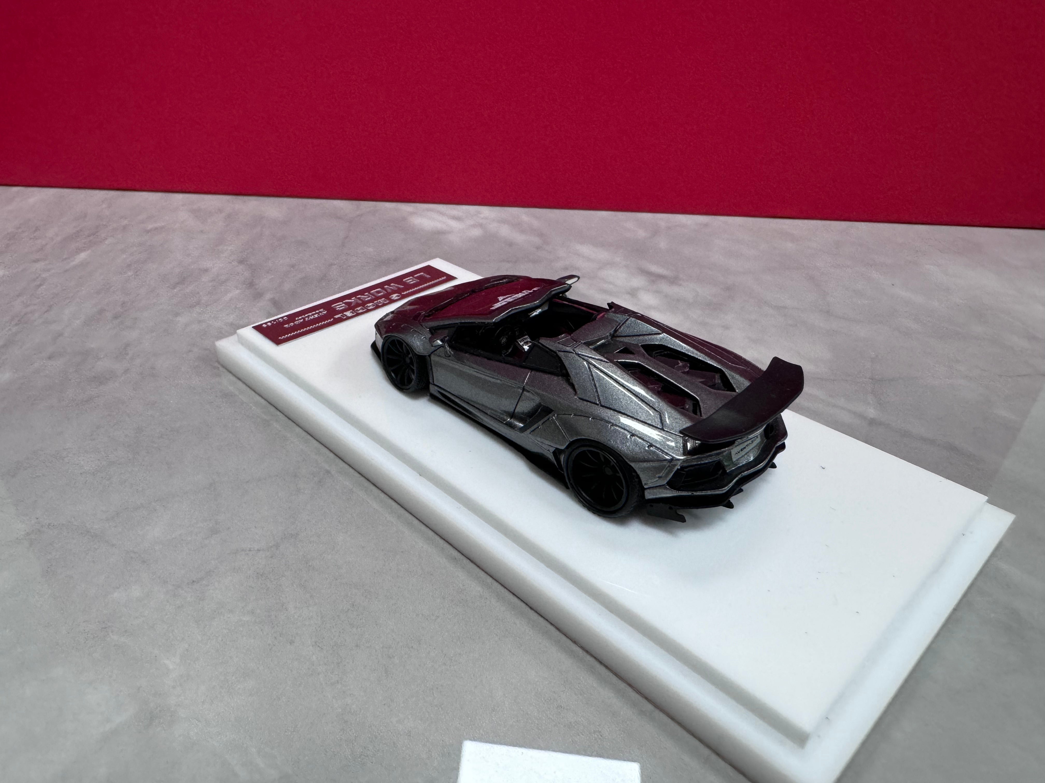 G Model 1:64 LB WORKS Lamborghini Aventador Roadster (6 Colours