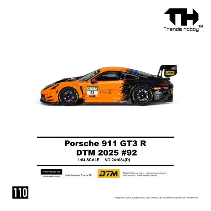 [Preorder] Trends Hobby 1:64 Porsche 911 GT3 R DTM 2025 