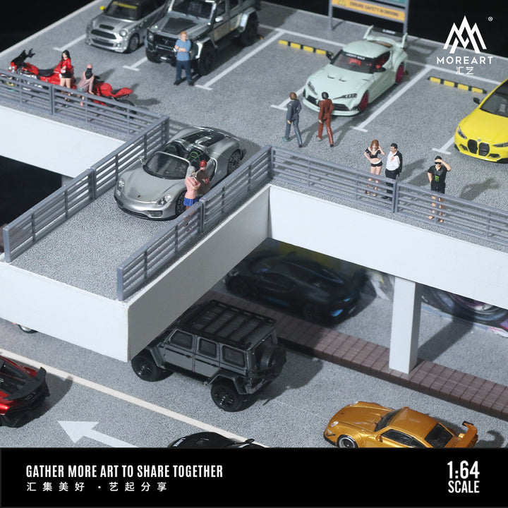 [Preorder] MoreArt 1:64 Double Layered Fence Outdoor Parking lot