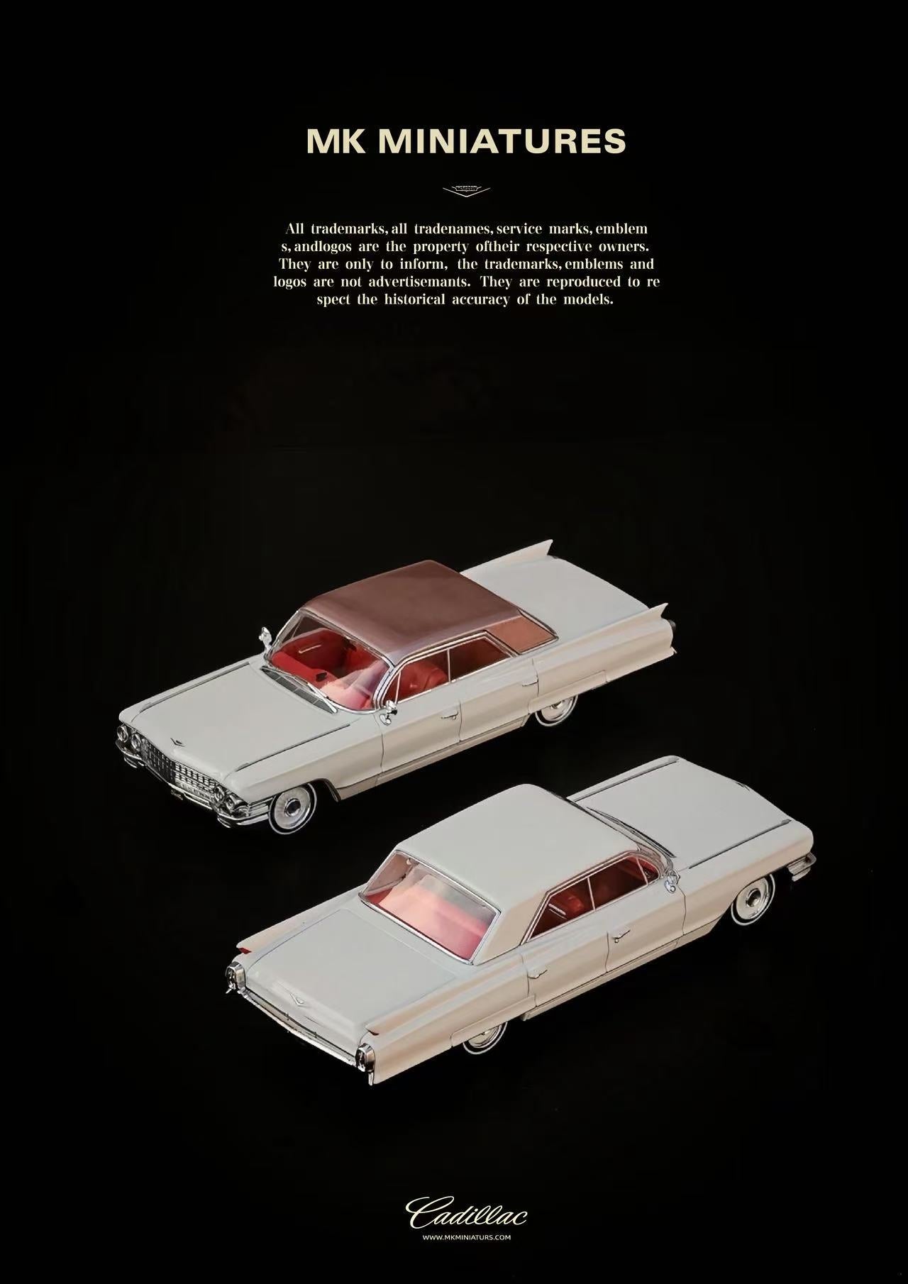 diante2セット mk MK Miniatures 1:64 Cadillac DeVille (2 Versions) – Horizon Diecast